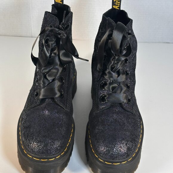 Ladies size 10 Dr Martens New Platform Molly Boots - Picture 14 of 15
